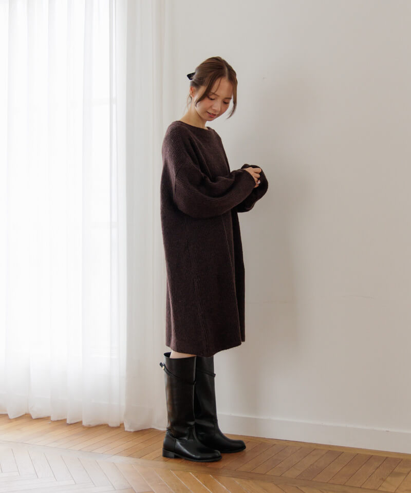 60%OFF】warmy knit onepiece2～ｳｫｰﾐｰﾆｯﾄﾜﾝﾋﾟｰｽ2 | flower／フラワー