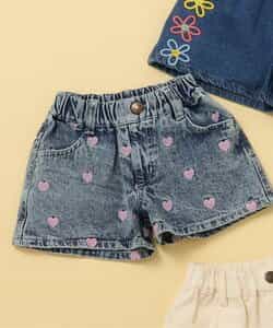 ☆SALE☆刺繍デニムショートパンツ（J223045）|BREEZE（ブリーズ