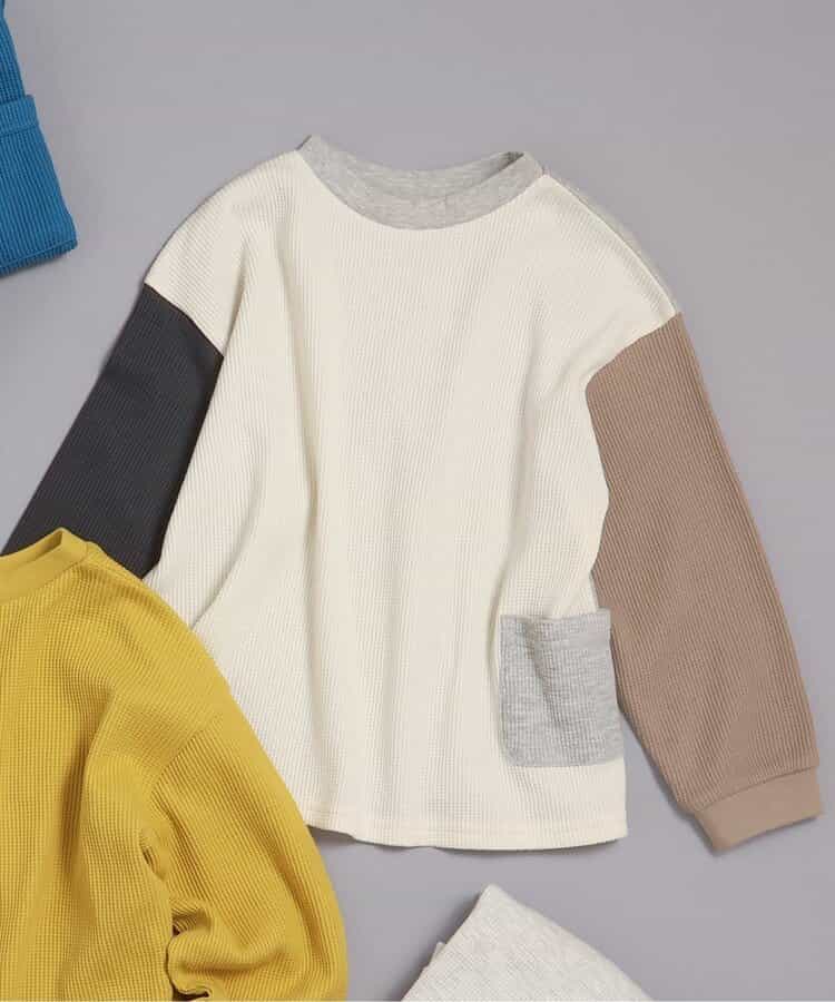 ☆SALE☆【どっちも正解】DAISUKI ワッフルロンT（J406905）|BREEZE