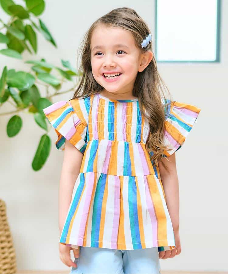 ☆SALE☆シャーリングティアードチュニック（V314035）|apres les