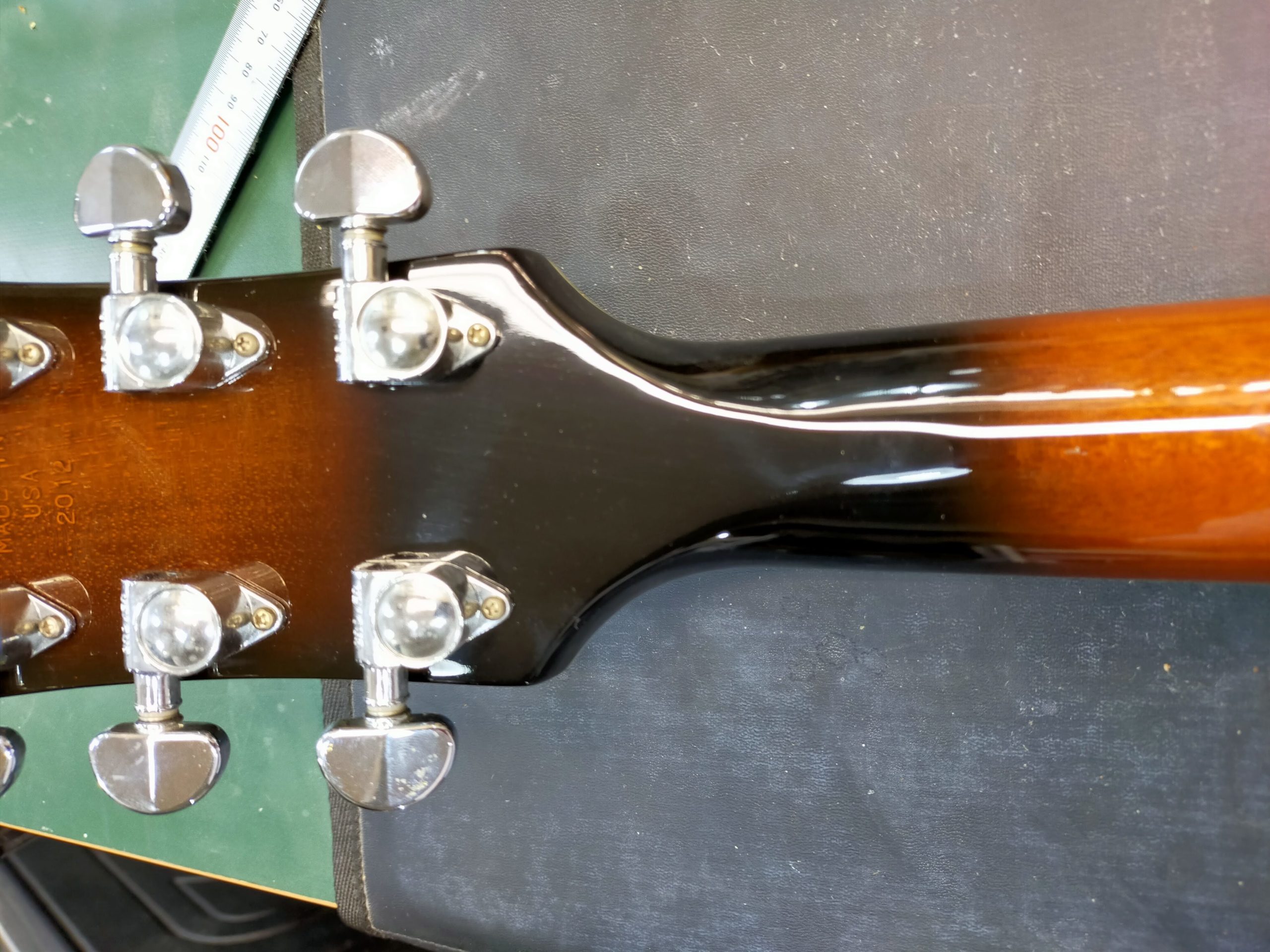 作業事例】Gibson Midtown Custom ネック折れ修理 | 楽器工房FROGS
