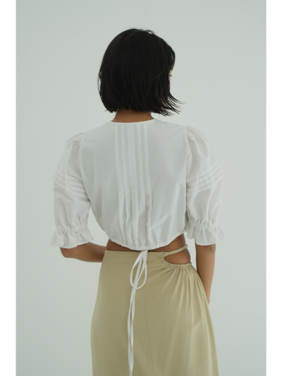 CLANE (クラネ) 18122-4212 PINTUCK CROPPED BLOUSEの通販 - BOOMERANG