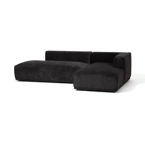 メーネ カウチ 2 R ブラック（W815） | Francfranc（フランフラン