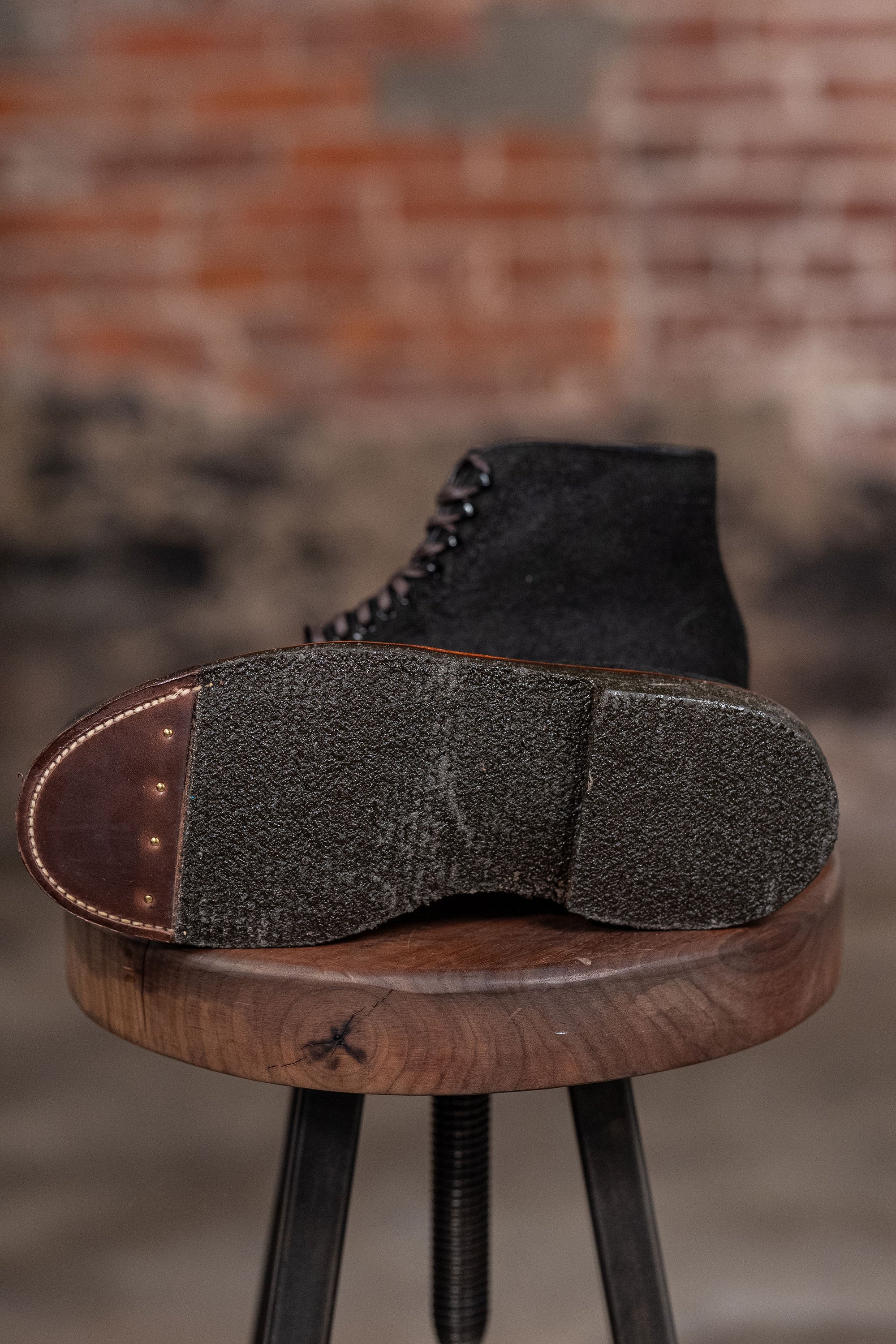 Alden 86065H Plain Toe Boot - Earth Chamois Reverse - Franklin & Poe