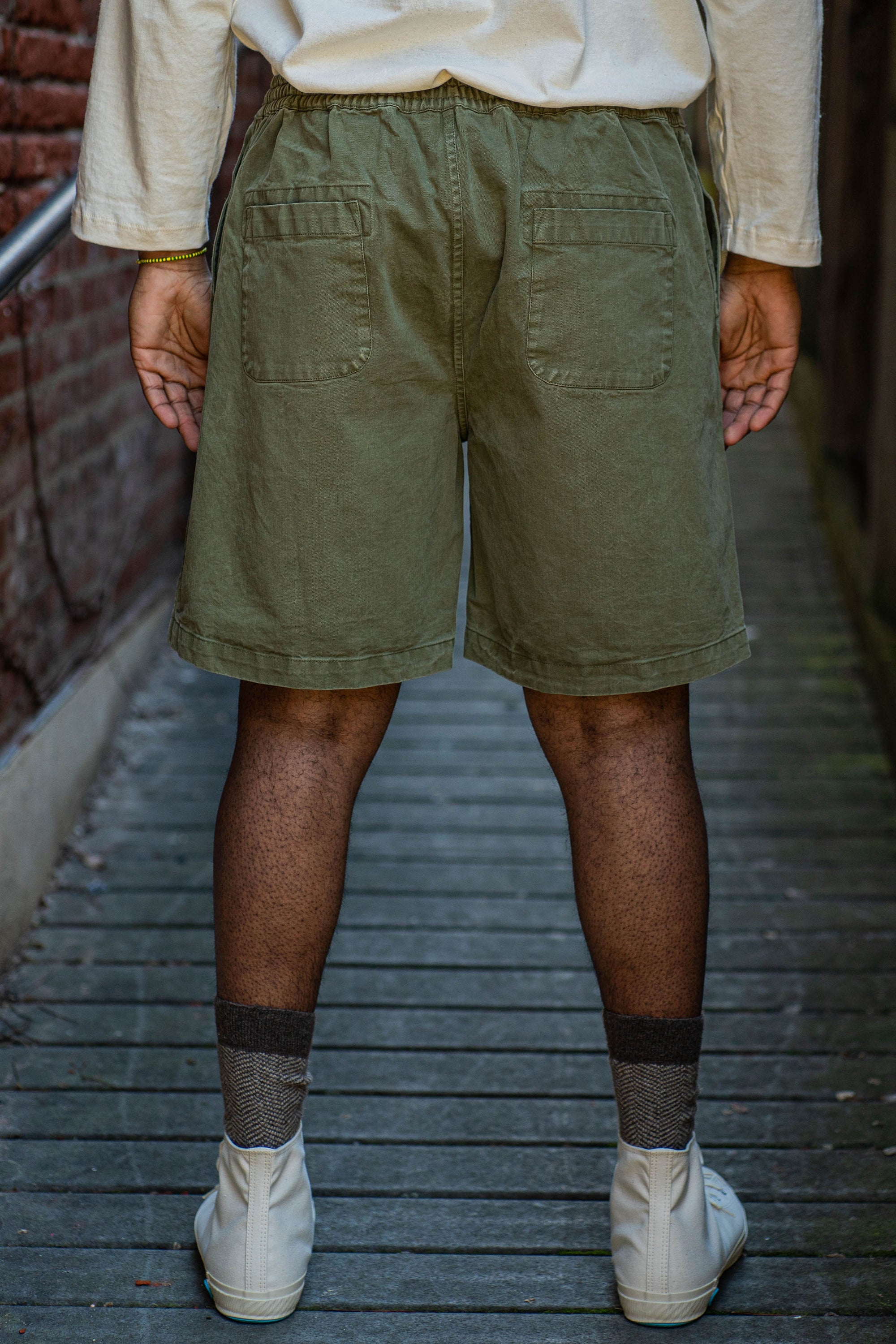 3sixteen Drawstring Shorts - Olive Twill - Franklin & Poe