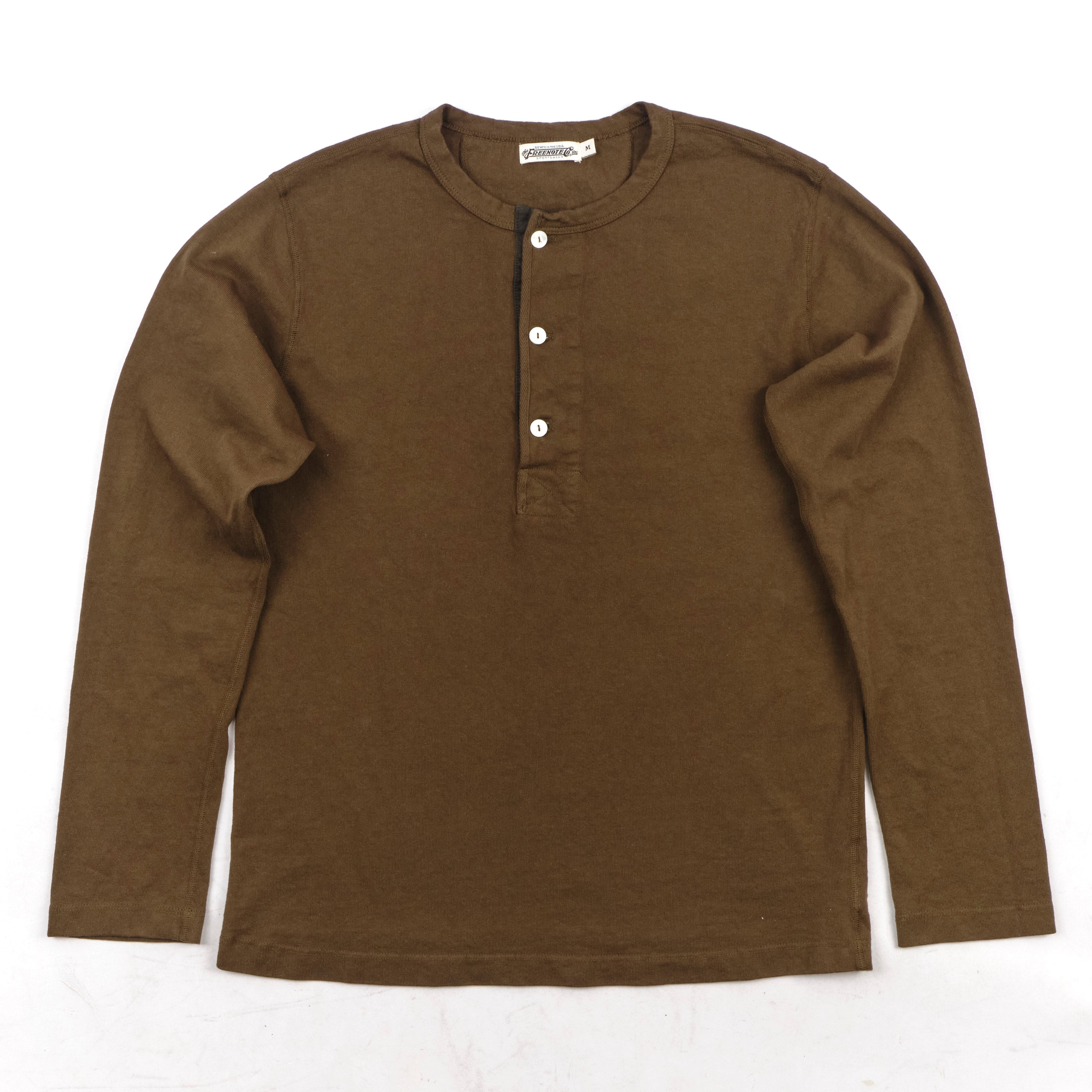 13 Ounce Henley L/S | Cedar