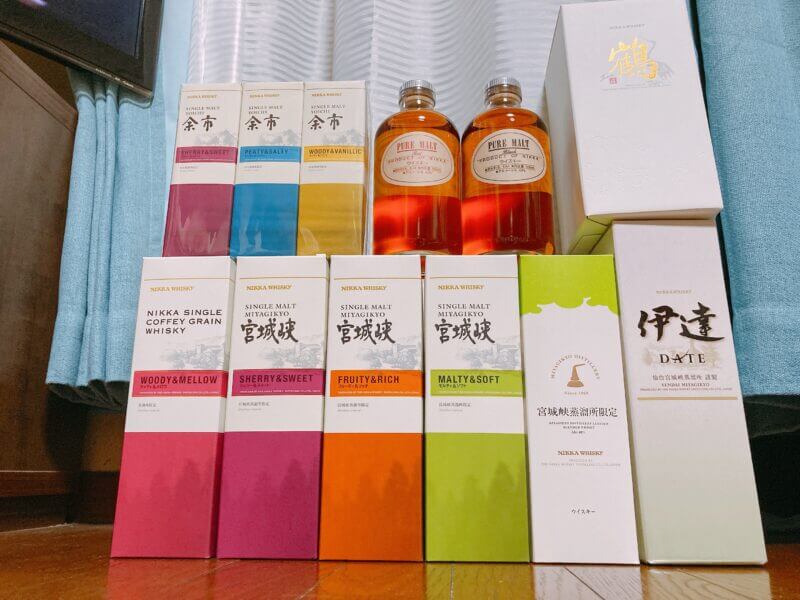 ニッカウヰスキー ピュアモルトレッド 宮城峡蒸溜所限定 セット Amazon