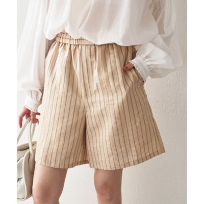 Whim Gazette(ウィム ガゼット)のストライプショートパンツ通販