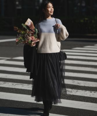 23区 L(ニジュウサンク エル)の【洗える】ウールカシミヤ カラー