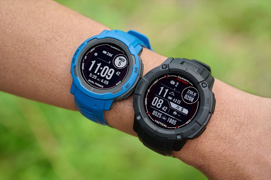 縦走登山でも使い続けられる！ 文字盤が大きくなった「Instinct 2X