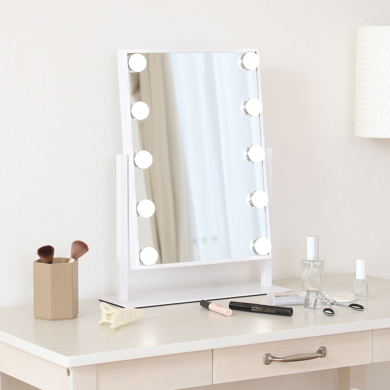 C/D:67782] [セット数:2pcs] プレミアムLEDミラー yumeka