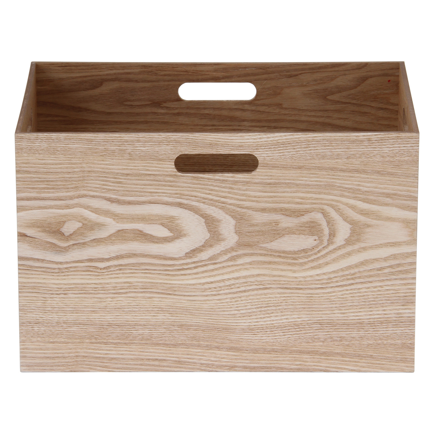 C/D:14041] [セット数:2pcs] 突板スタッキングボックス L－H