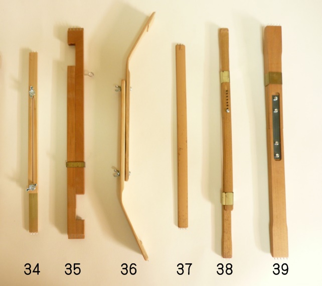 織物機具 筬、シャトル、木管、木枠、伸子 藤倉紡織機具店