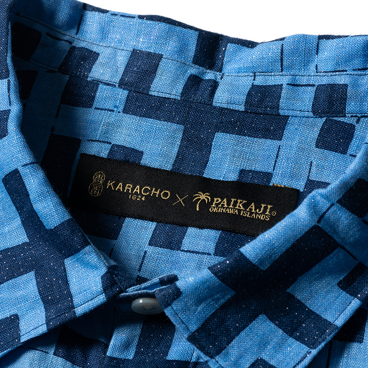 PAIKAJI×KARACHO】リュクスアロハシャツ“角つなぎ” | 藤巻百貨店