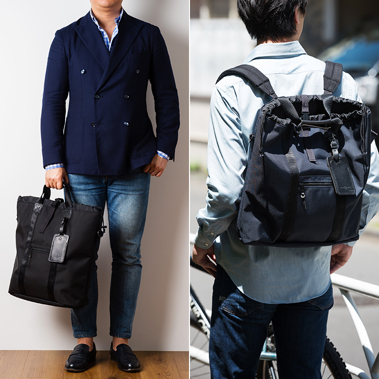 ARTS&CRAFTS】DOUBLE SIX NYLON / 3WAY TOTEPACK | 藤巻百貨店