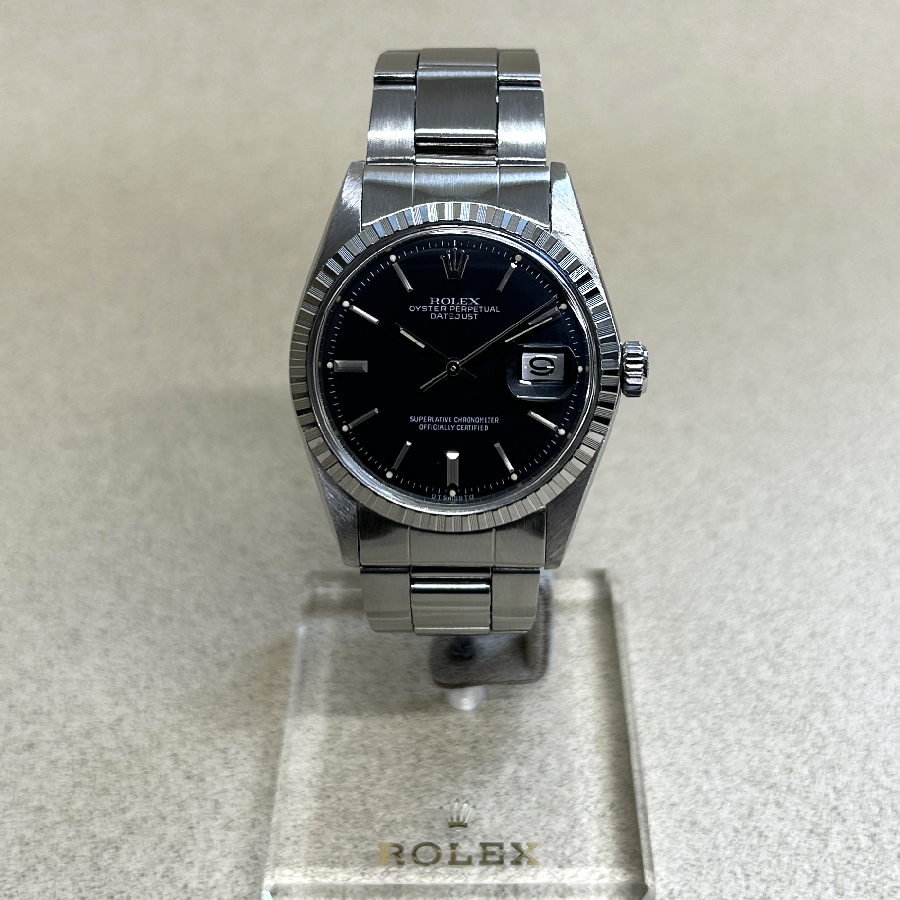 ロレックス デイトジャスト 1603 1973年 ギャランティ・Box | 株式会社