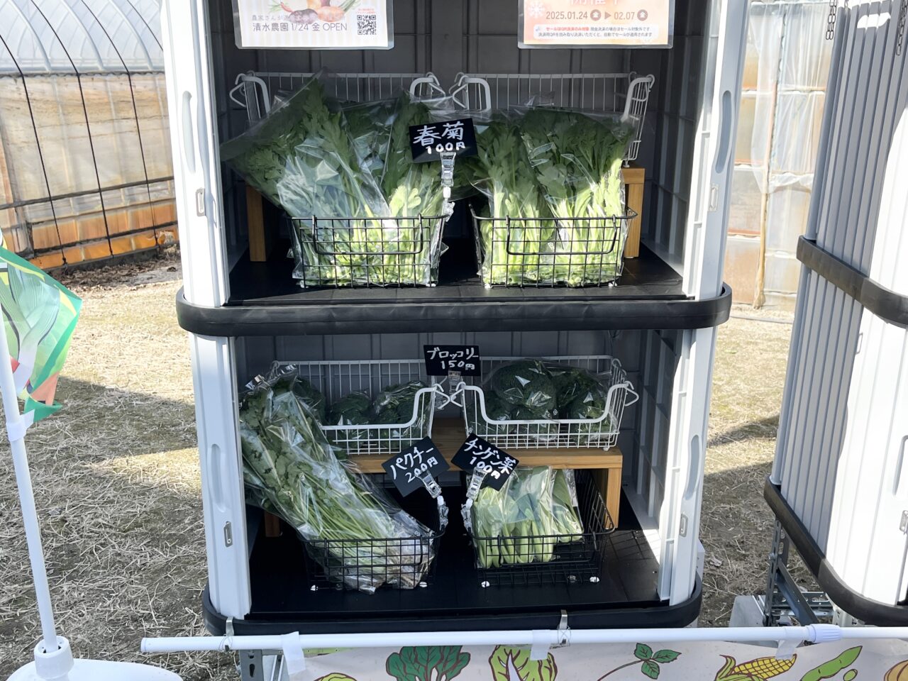 福岡市南区】清水の住宅街に突然、野菜の無人販売所が出現。価格高騰の