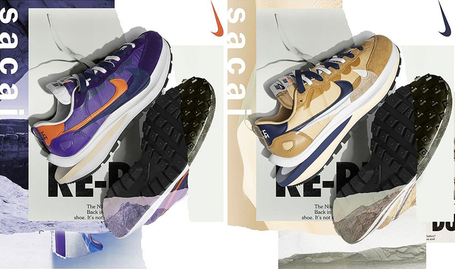 第6弾｜sacai × Nike とのコラボ最新作「VaporWaffle」に新色2カラーが