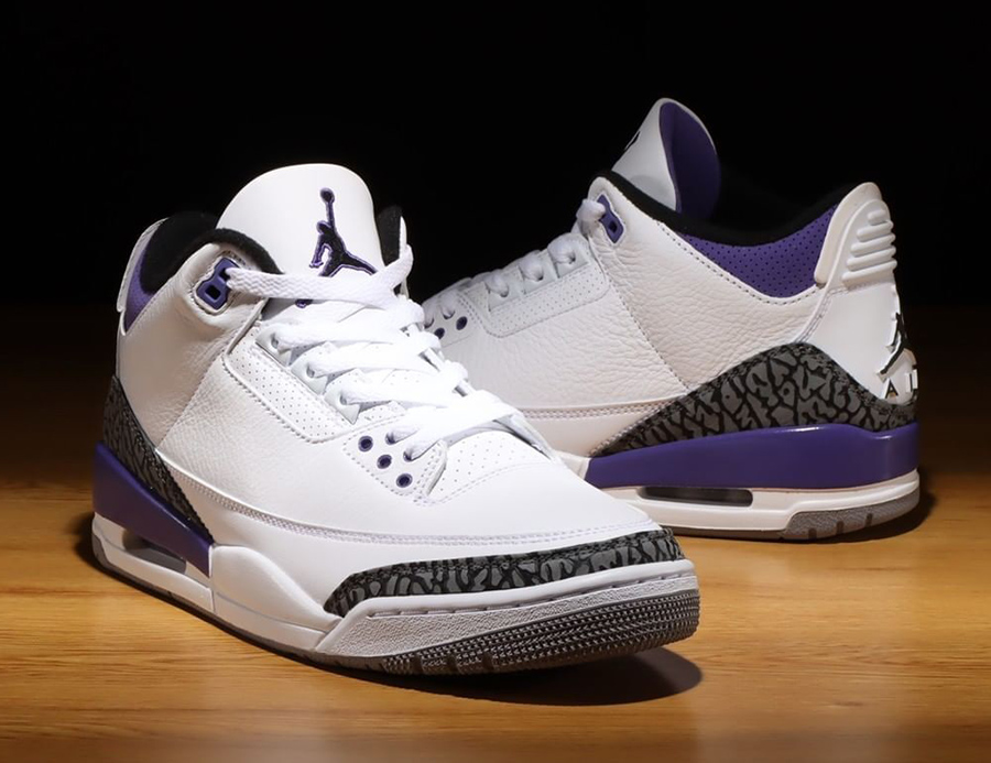 CEMENT×紫でアレンジ!? エアジョーダン3 