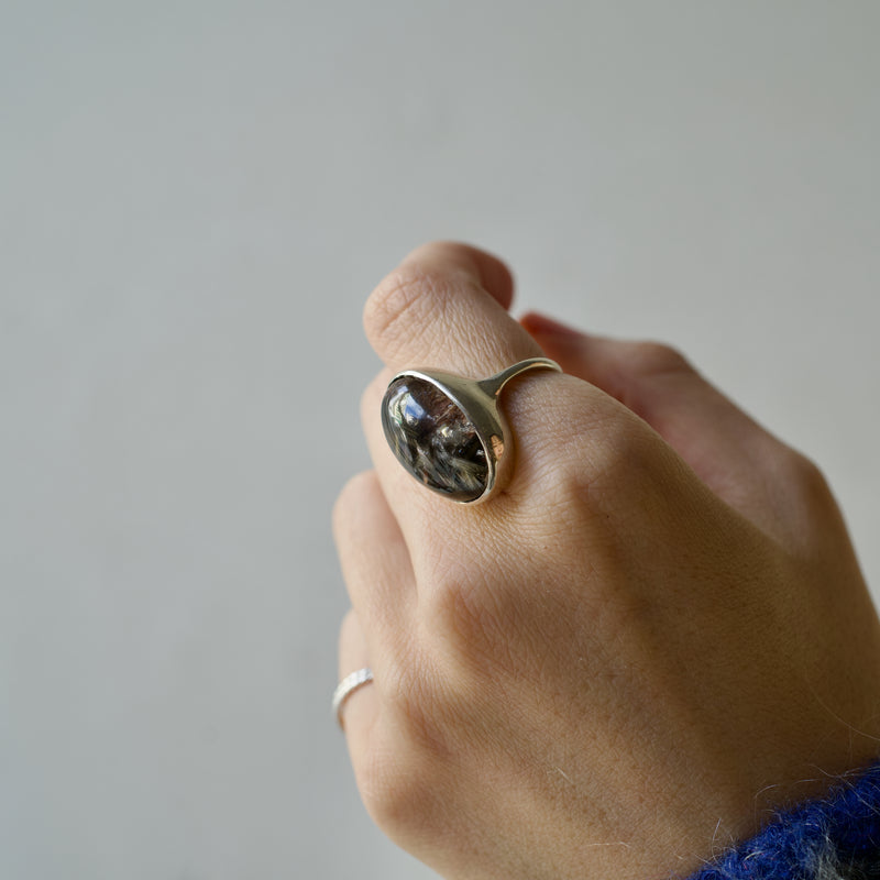 MOEMI SUGIMURA / ガーデンプラチナルチルクォーツリング(202309B-FRPL