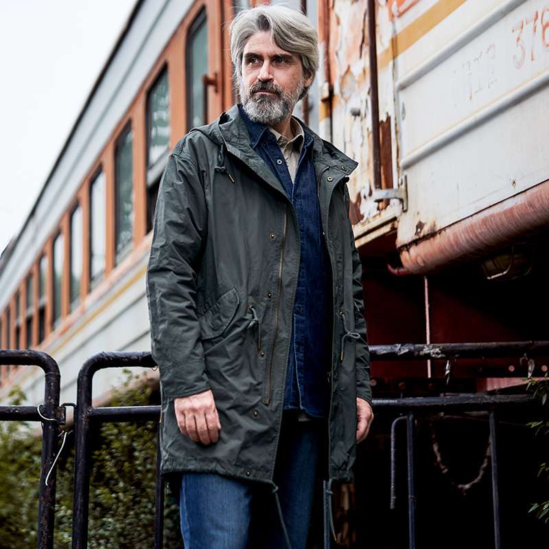 クラシカルミリタリーフィールドコート ミリタリージャケット メンズ