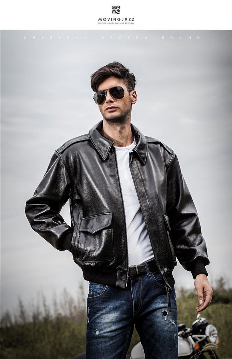 ミリタリージャケット フライトレザージャケット 牛革仕様 A2