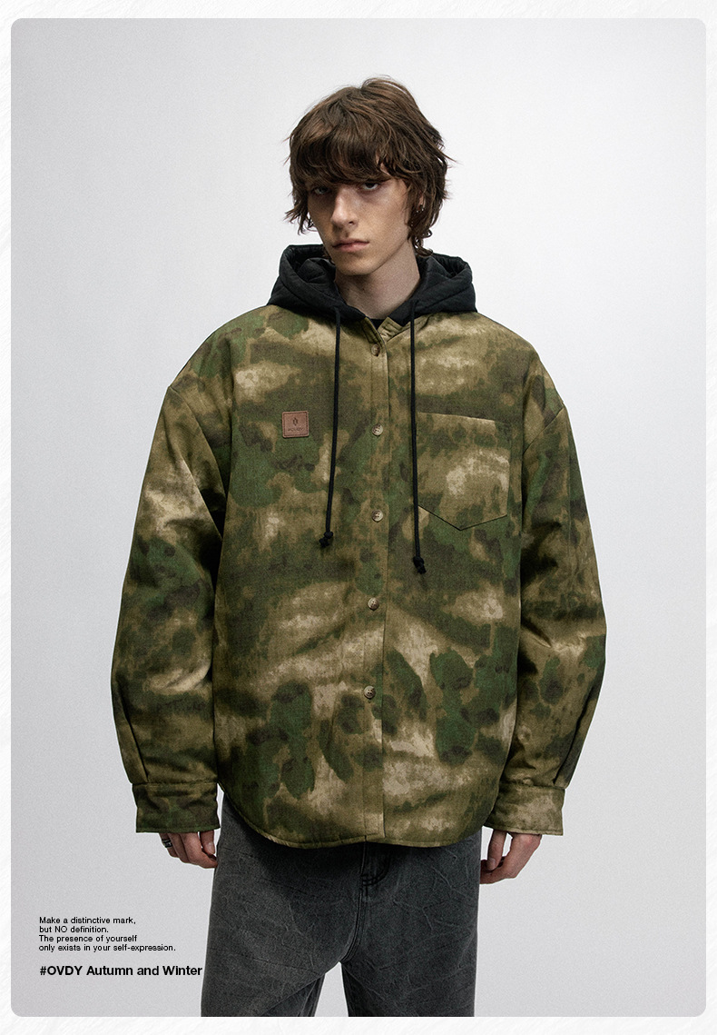 ミリタリージャケット ミリタリー迷彩シャツジャケット メンズ