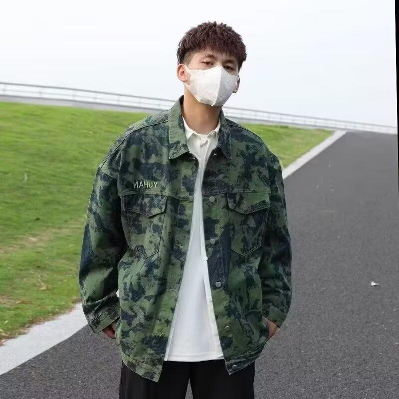 迷彩柄オーバーサイズジャケット ミリタリージャケット メンズ