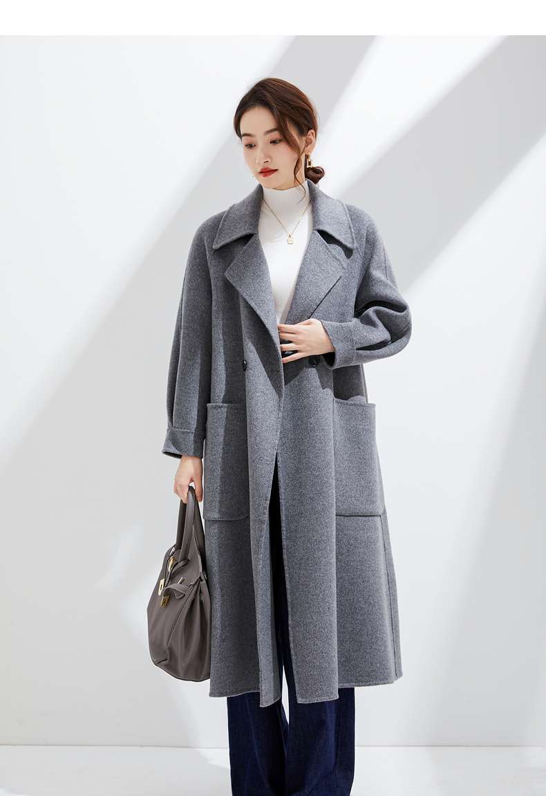 40代レディースファッション 上品な雰囲気漂う ロング丈コート