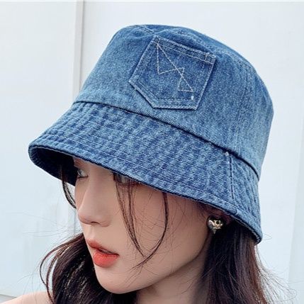 バケットハット ポケット付きデニムバケットハット デニム|バケット