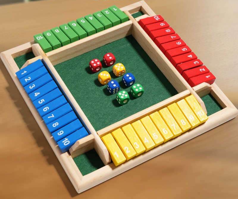 知育玩具 四面木製数字サイコロゲーム 数字|知育玩具専門通販