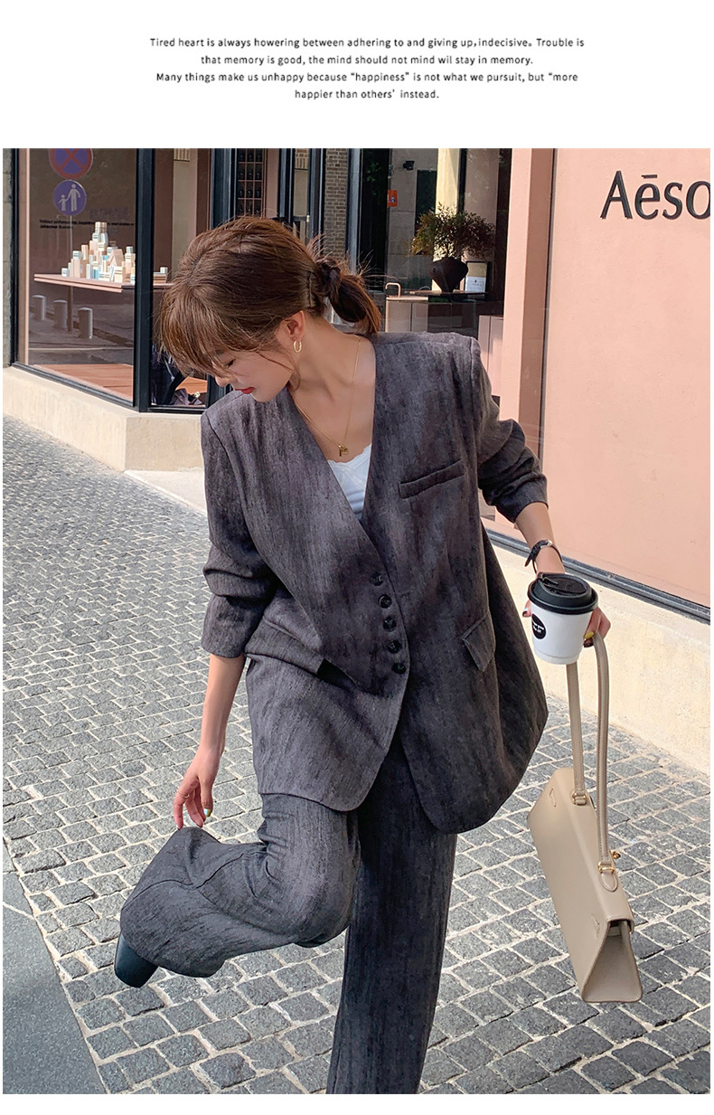 フレアパンツ 大人の洗練フレアパンツスーツセットアップ スーツ