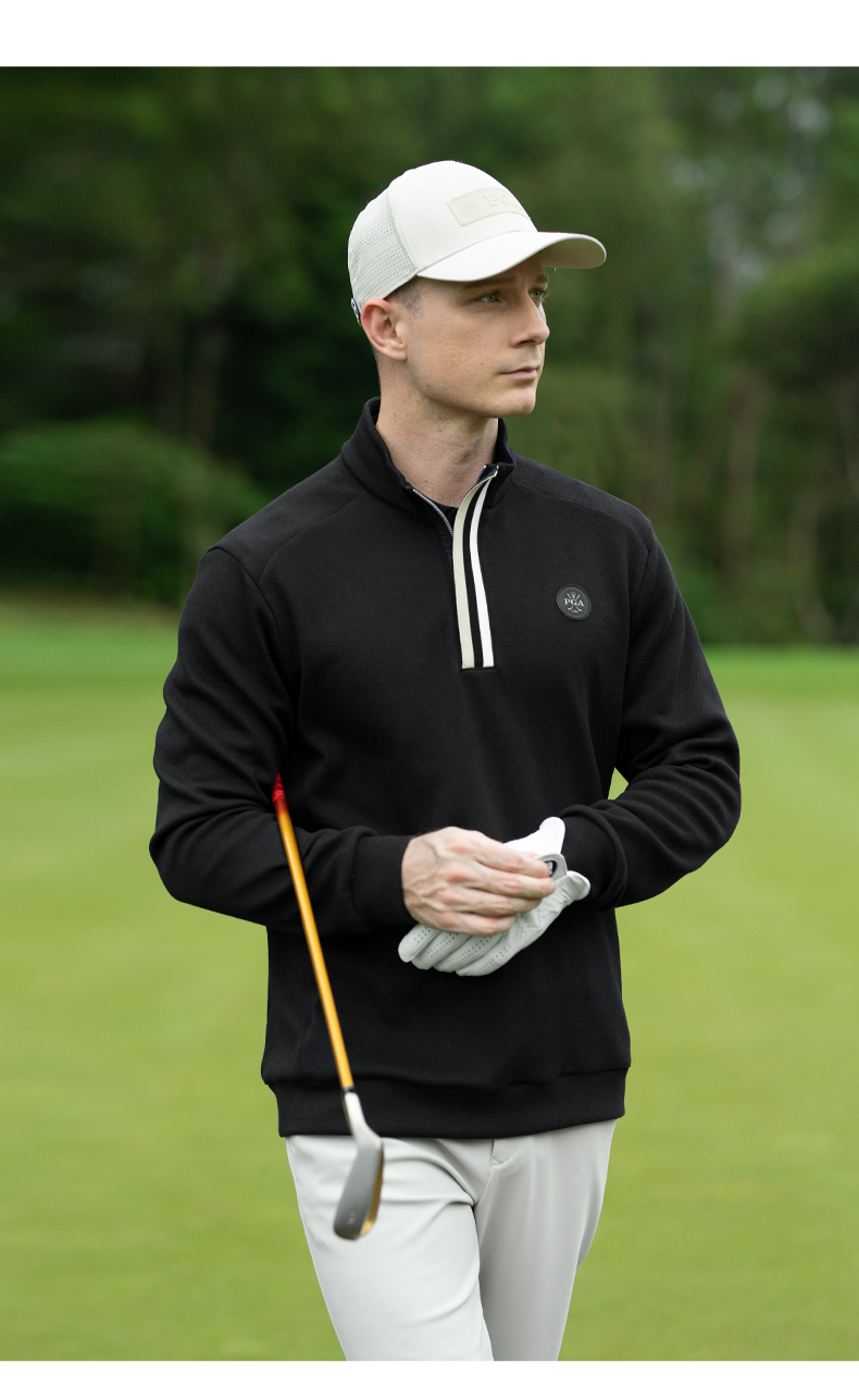 ゴルフ用品 ハーフジップ スポーツプルオーバー ゴルフウェア|ゴルフ