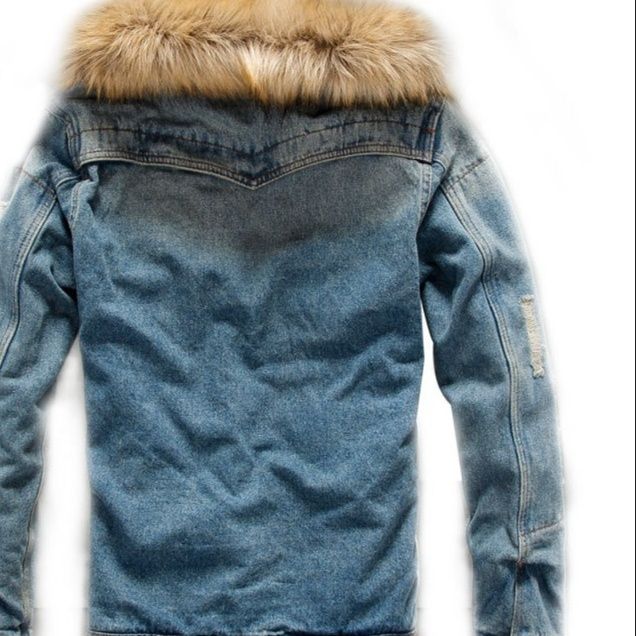 ファー付きあったかデニムジャケット ボア|デニムジャケット専門通販