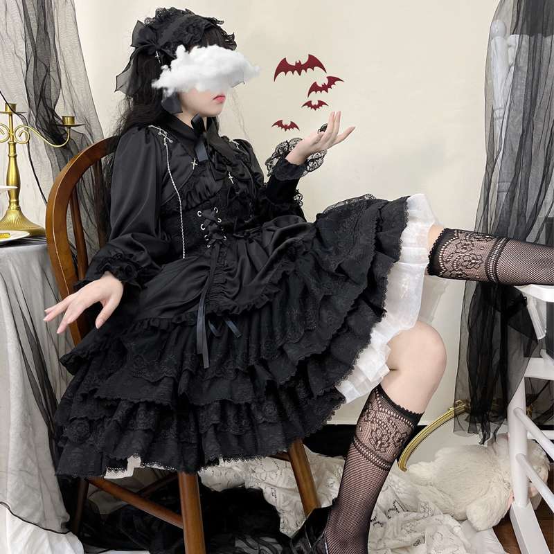 ロリータファッション【ゴスロリ】エレガントケープマントシスター