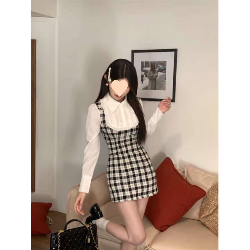 ミニワンピース チェック柄キャミワンピース 柄|ミニワンピース専門