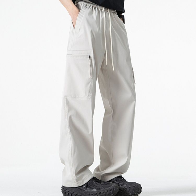 白パンツ リラックスワイドカーゴパンツ ワイド|白パンツ専門通販 白