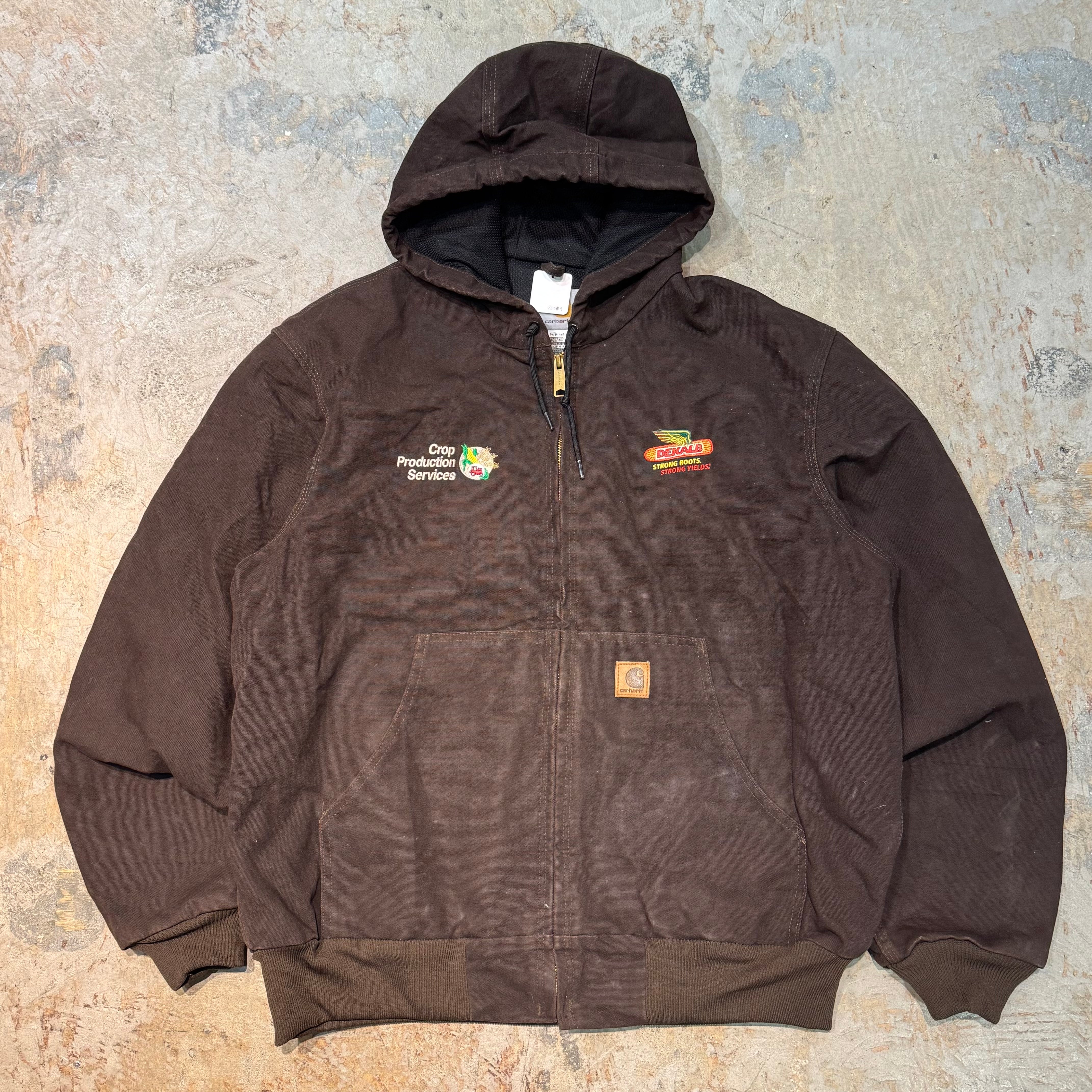 古着 Carhartt/ カーハート/ アクティブジャケット/ ダック地/ 企業