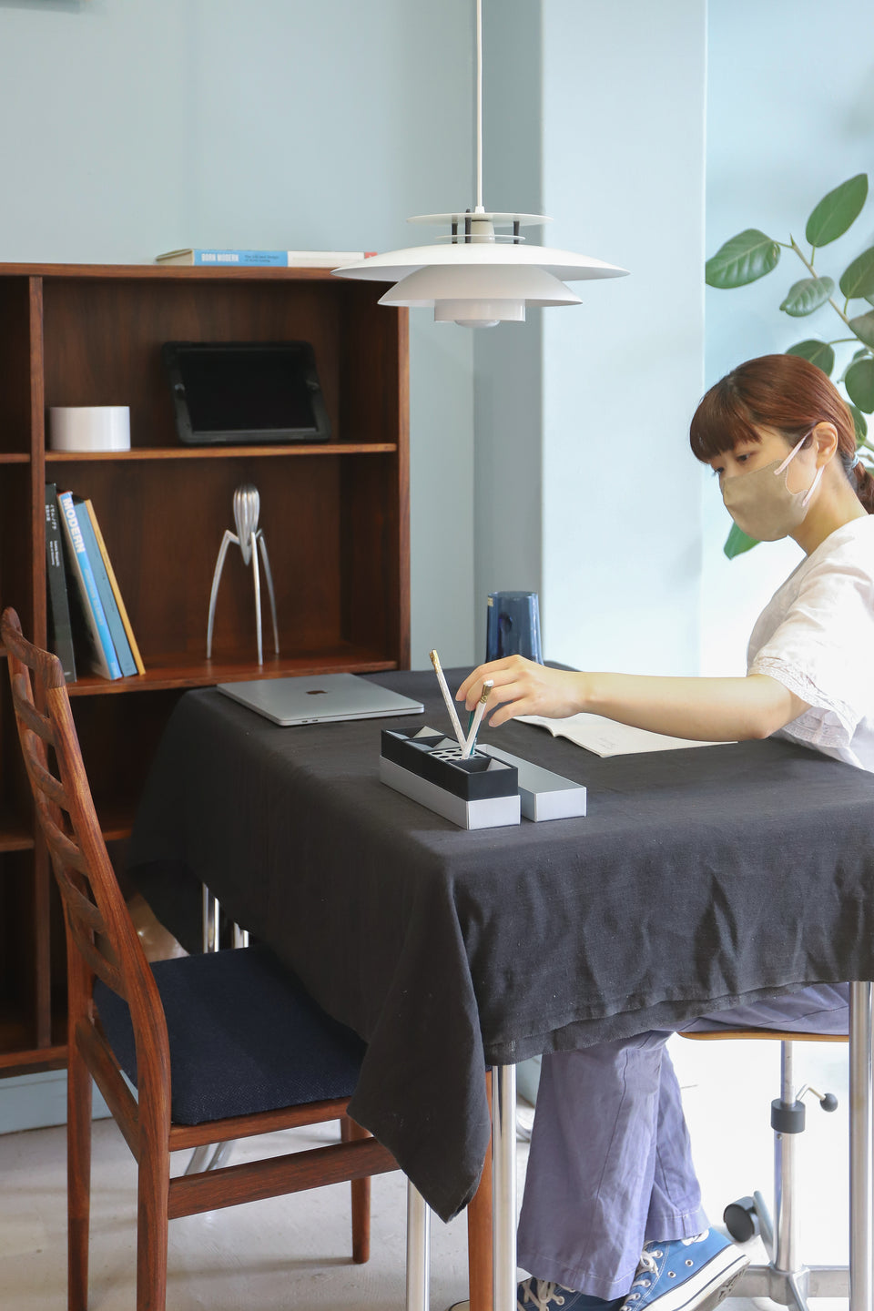 ダネーゼ ブルーノ・ムナーリ デスクセット カナリア イタリアンモダン