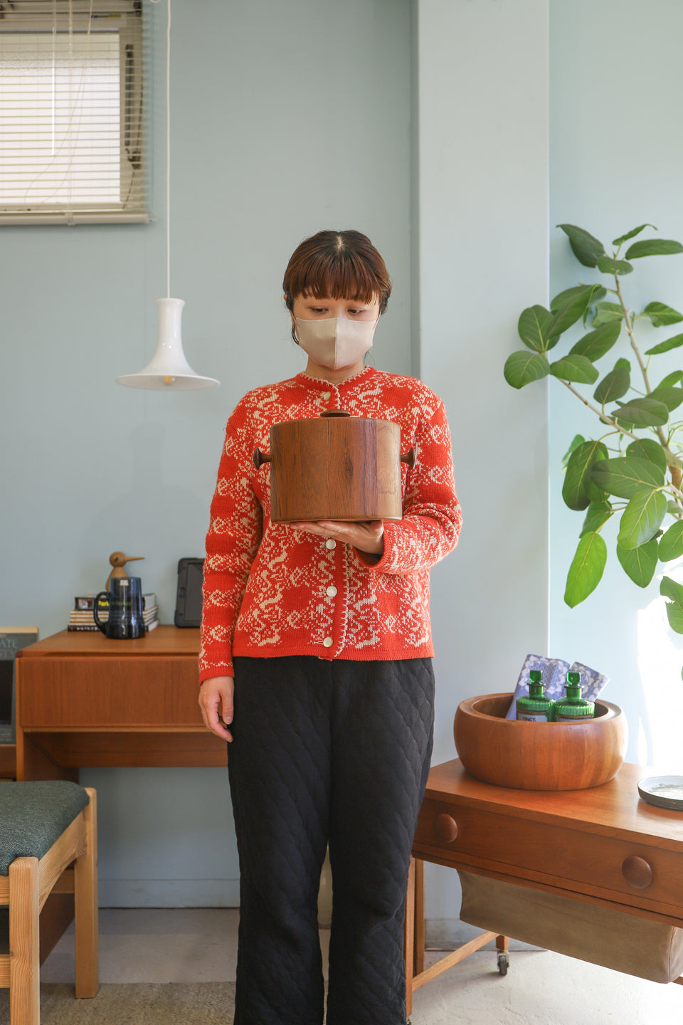 デンマークヴィンテージ ディグスメッド アイスバスケット ボウル