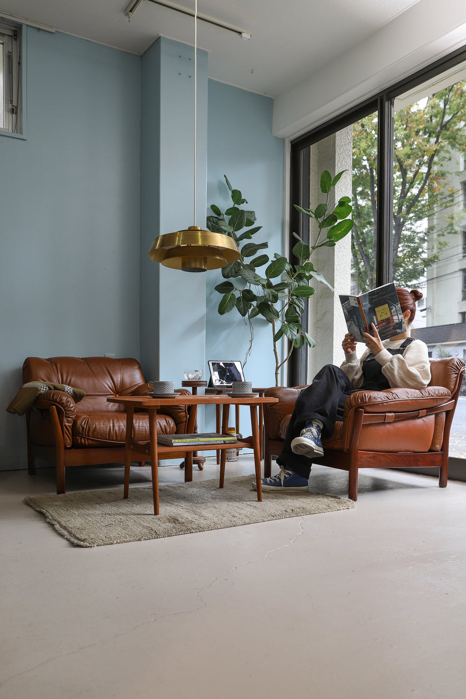 オールドマルニ ソファ マディソン 本革 レトロモダン/Old Maruni 1P