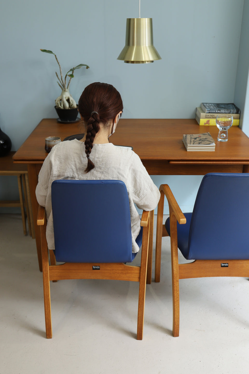 天童木工 アントラー アームチェア チーク材 プライウッド