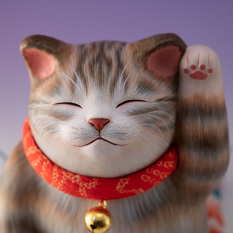 特注オーダー「ふるふく猫 左」 - 風呂猫マーケット