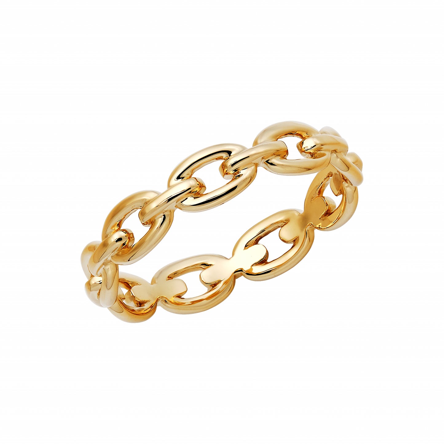 14K Gold Chain Link Ring – FUSED