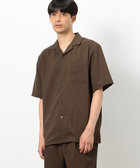 ファンクショナル リネンライク オープンカラーシャツ（47-33IG07-204