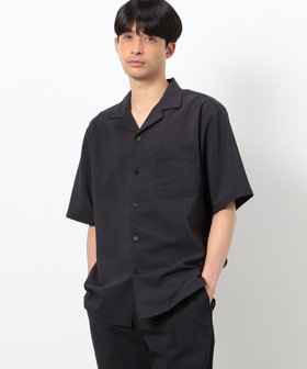 ファンクショナル リネンライク オープンカラーシャツ（47-33IG07-204