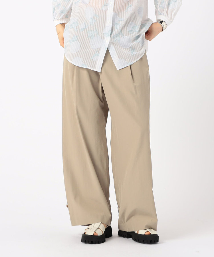 2WAY】タイプライター 2WAYワイドパンツ（72-15PG07-204）｜ギャバジン