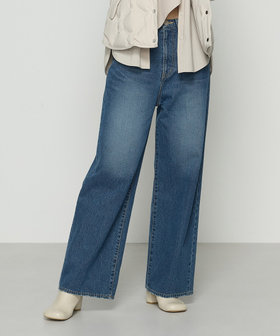 10.5オンスセンタープレス ワイドデニムパンツ（01-07PM02-205）｜K.T