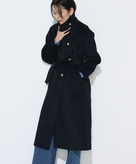 アンゴラウール ロングトレンチコート（01-15WM05-205）｜K.T キヨコ