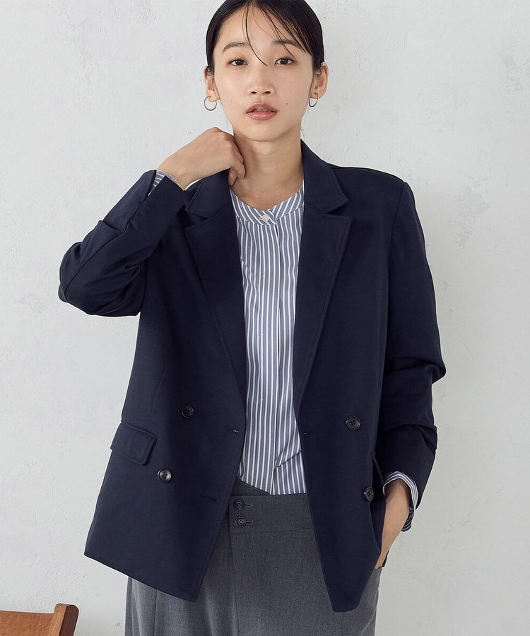 ポンチWブレスト テーラードジャケット / セットアップ対応（12